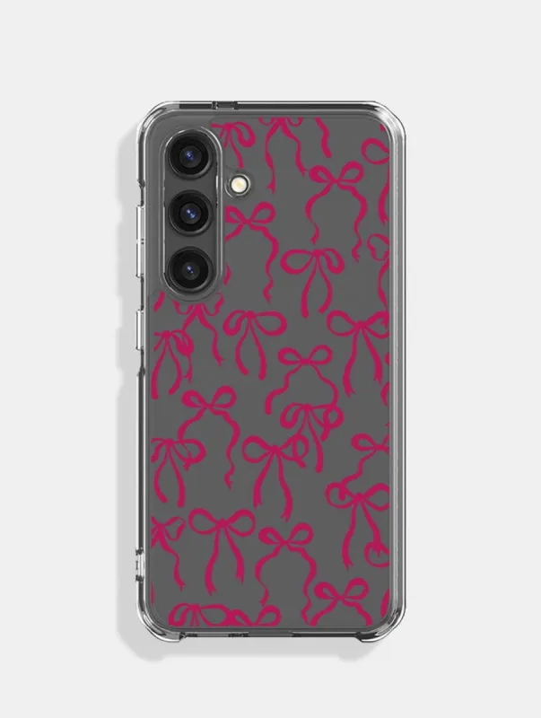 Burgundy Bows Android Case sold by Skinnydip London