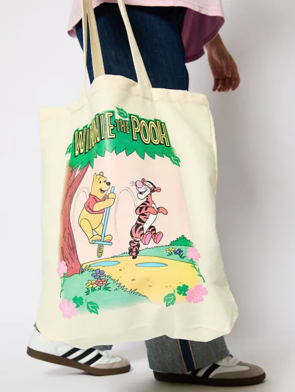 Disney Winnie The Pooh Poster Tote Bag sold by Skinnydip London