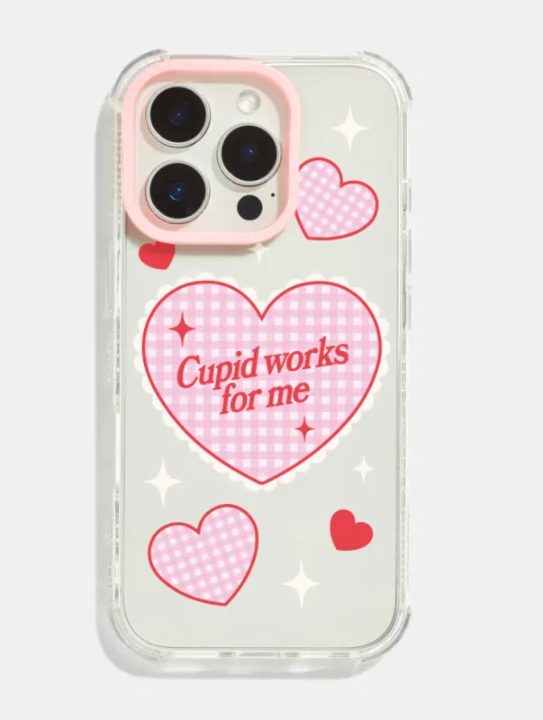 Cupid Works For Me Shock iPhone Case sold by Skinnydip London