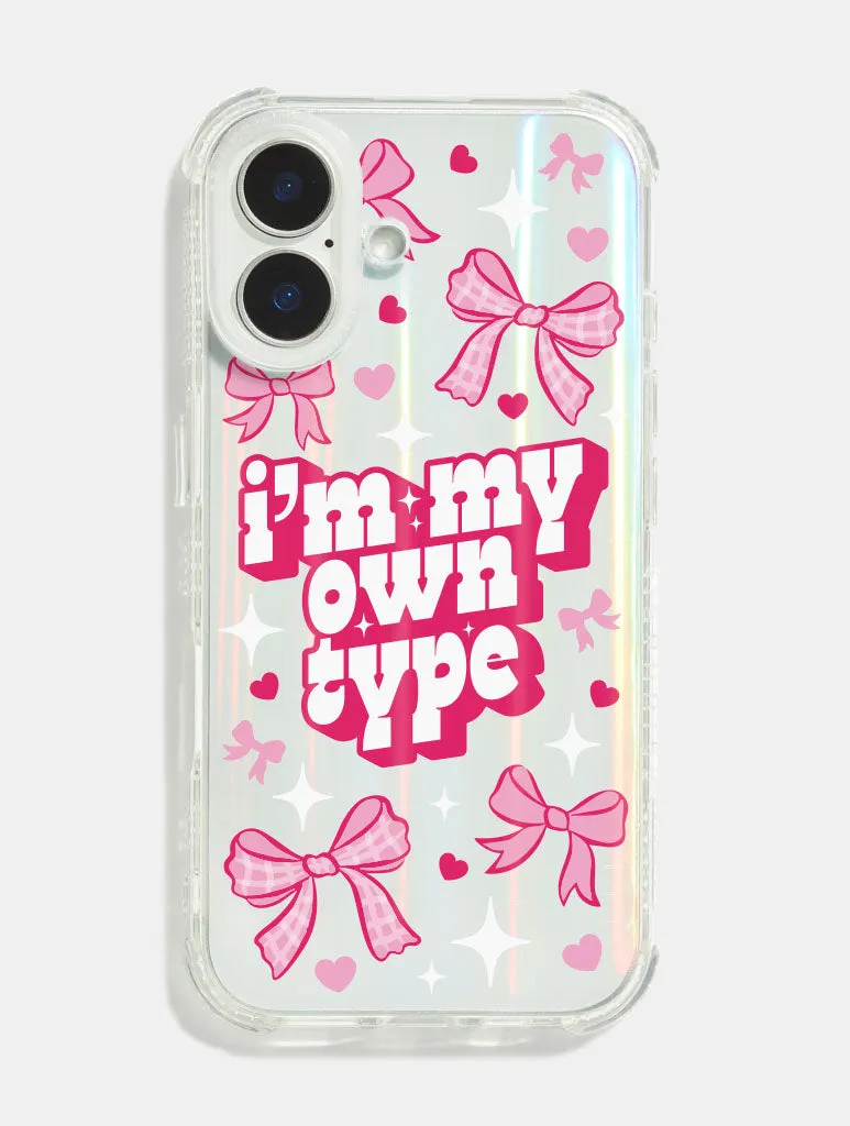 I'm My Own Type Shock iPhone Case sold by Skinnydip London