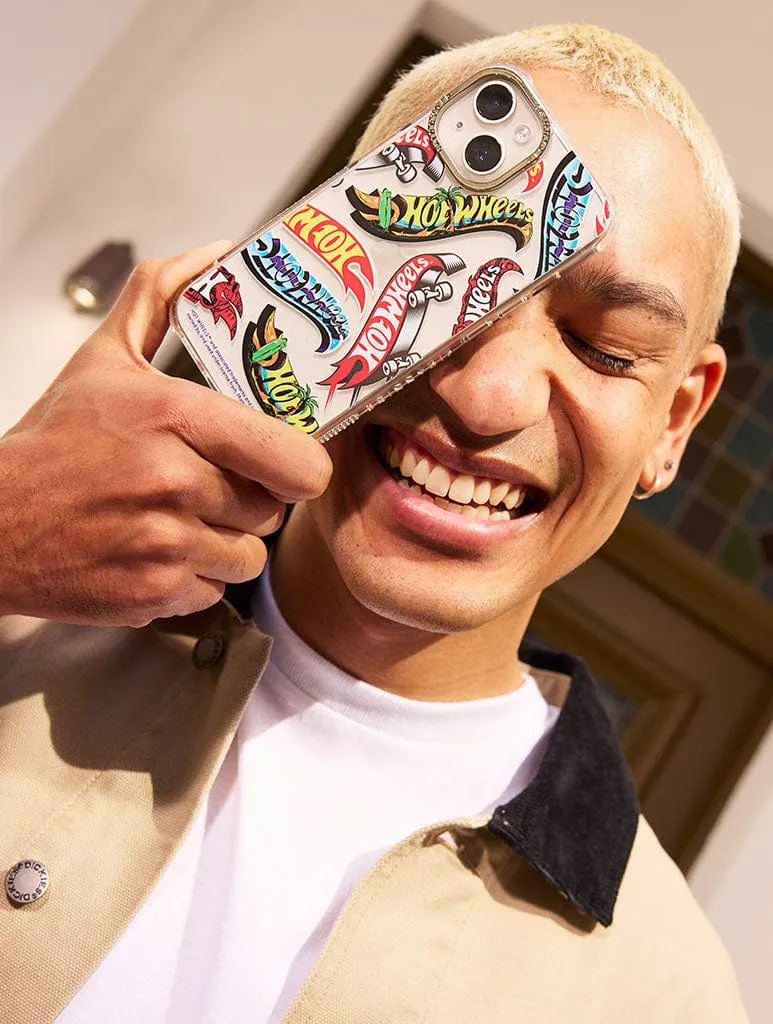 Hot Wheels Logo Repeat Shock iPhone Case sold by Skinnydip London product image thumbnail 2