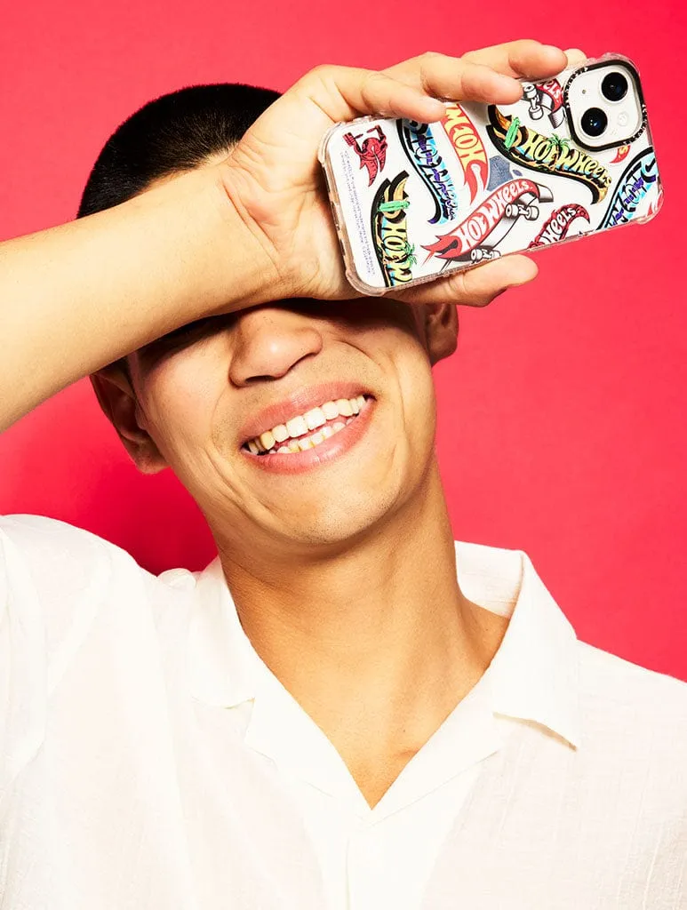 Hot Wheels Logo Repeat Shock iPhone Case sold by Skinnydip London product image thumbnail 3