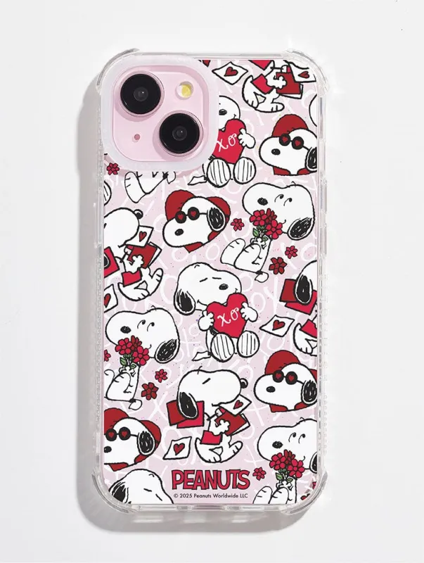 Peanuts x Skinnydip Snoopy Love Letter Shock iPhone Case sold by Skinnydip London