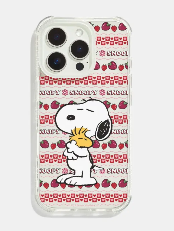 Peanuts x Skinnydip Snoopy Love Pattern Shock iPhone Case sold by Skinnydip London