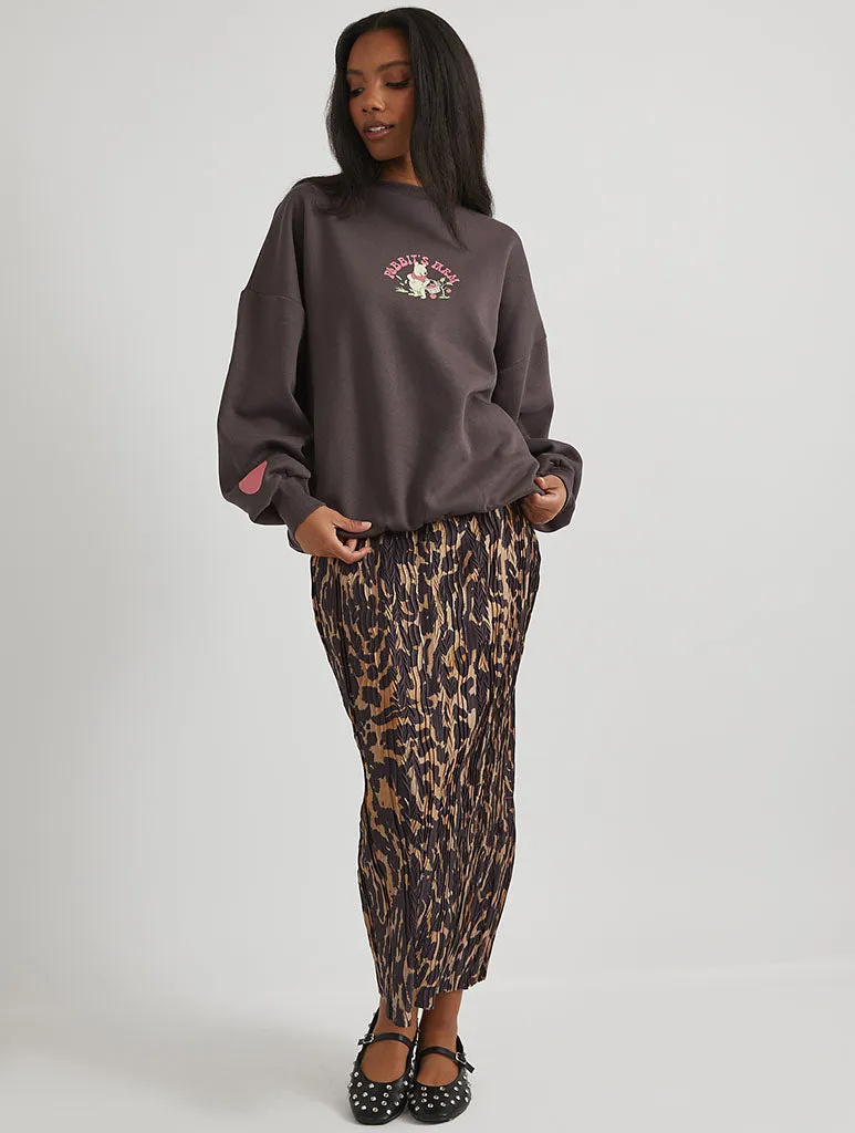Disney Winnie The Pooh Rabbit's Farm Sweatshirt in Black sold by Skinnydip London product image thumbnail 4