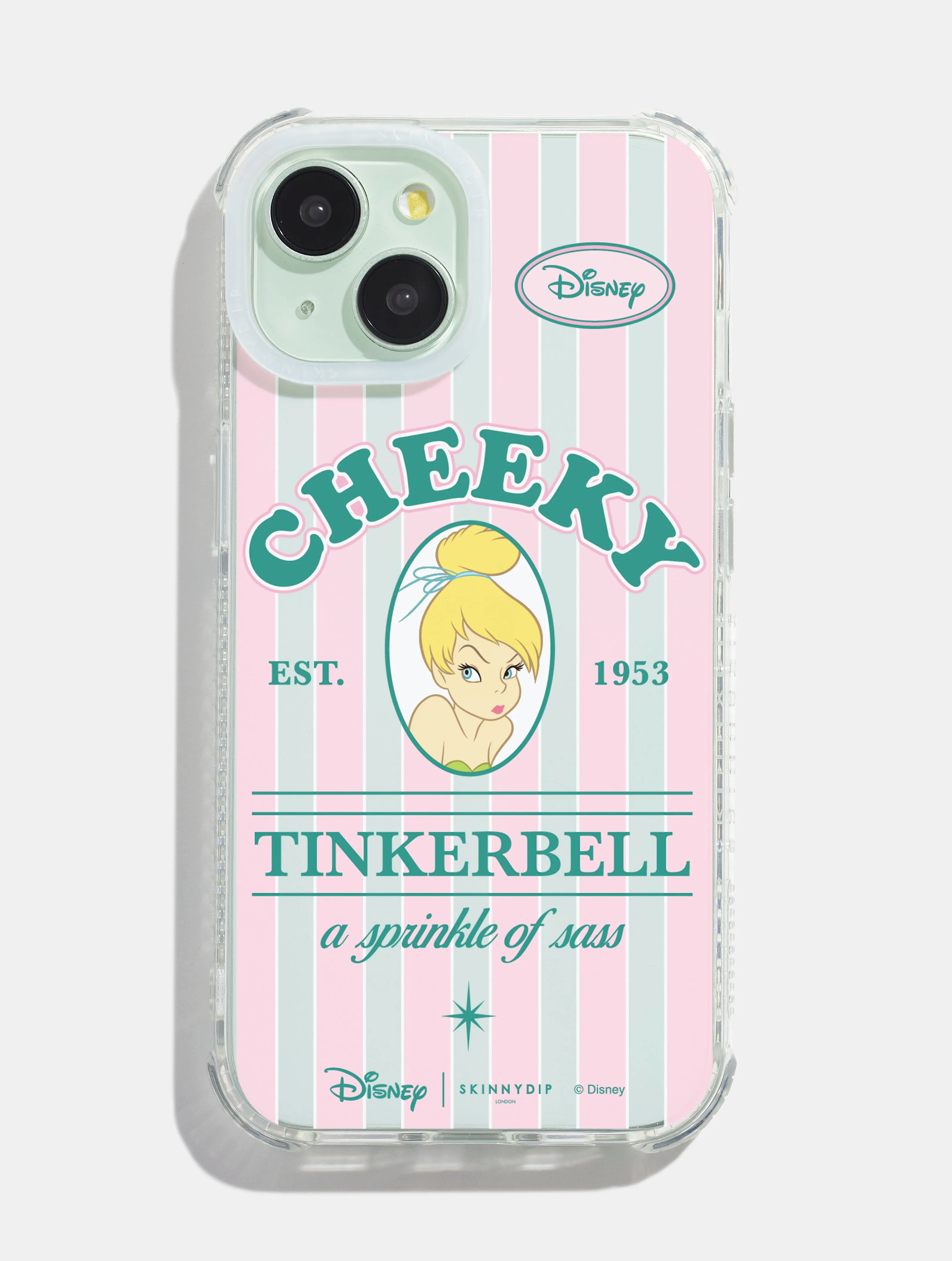 Disney Tinker Bell Cheeky Shock iPhone Case sold by Skinnydip London