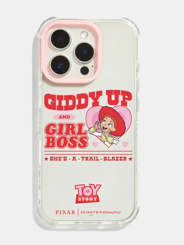 Disney Pixar Jessie Girl Boss Shock iPhone Case sold by Skinnydip London
