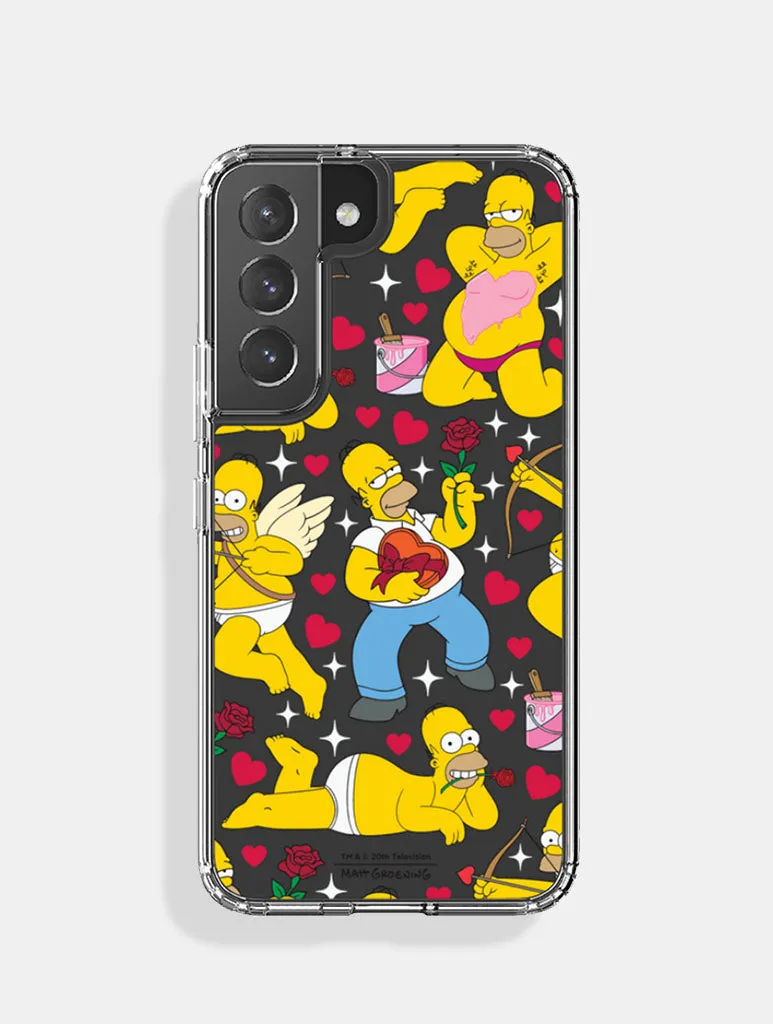 The Simpsons Romantic Homer Android Case sold by Skinnydip London