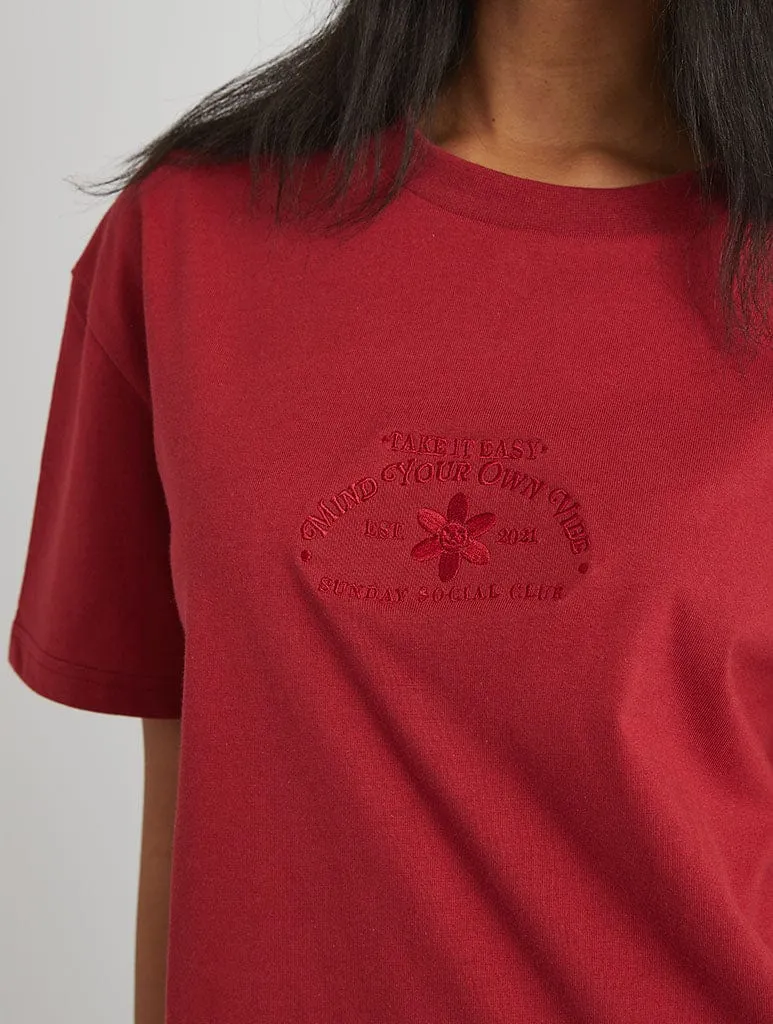 Mind Your Own Vibe T-Shirt sold by Skinnydip London product image thumbnail 2