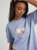 Hello Kitty x Skinnydip Fresh & Delicious T-Shirt in Purple sold by Skinnydip London