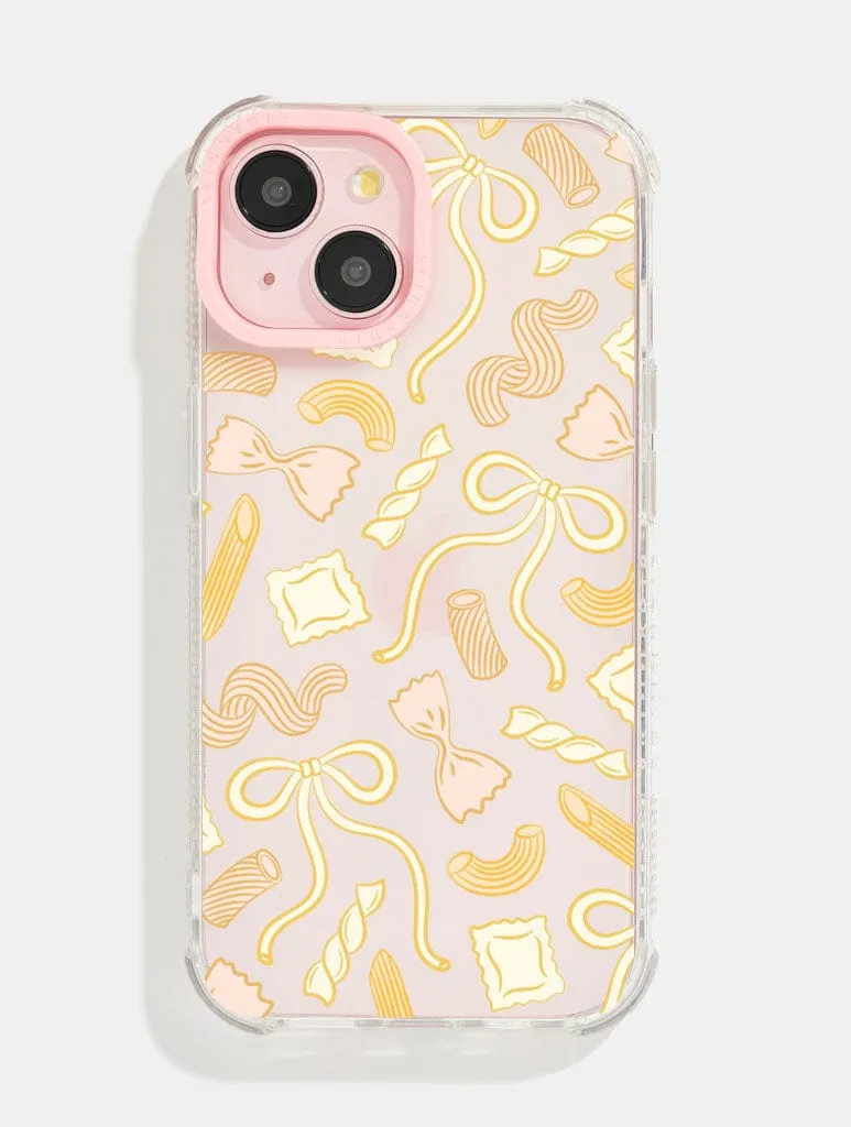 Pink Pasta Shock iPhone Case sold by Skinnydip London