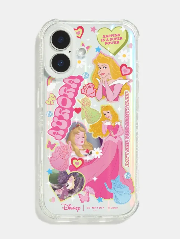 Disney Aurora Sticker Shock iPhone Case sold by Skinnydip London