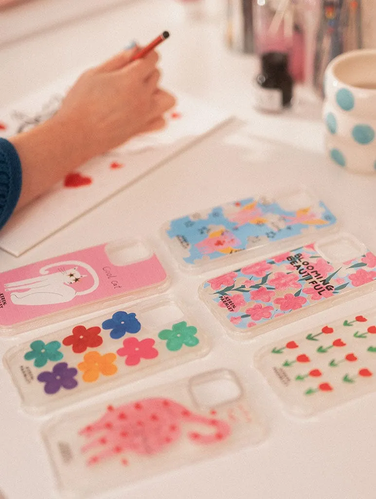 Keren Parmley x Skinnydip Cool Cat Shock iPhone Case sold by Skinnydip London product image thumbnail 2