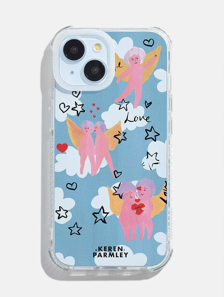 Keren Parmley x Skinnydip Cherubs Shock iPhone Case sold by Skinnydip London