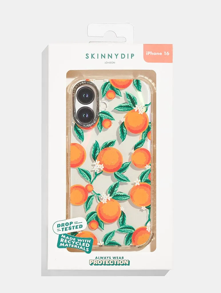 Floral Orange Shock iPhone Case sold by Skinnydip London product image thumbnail 4