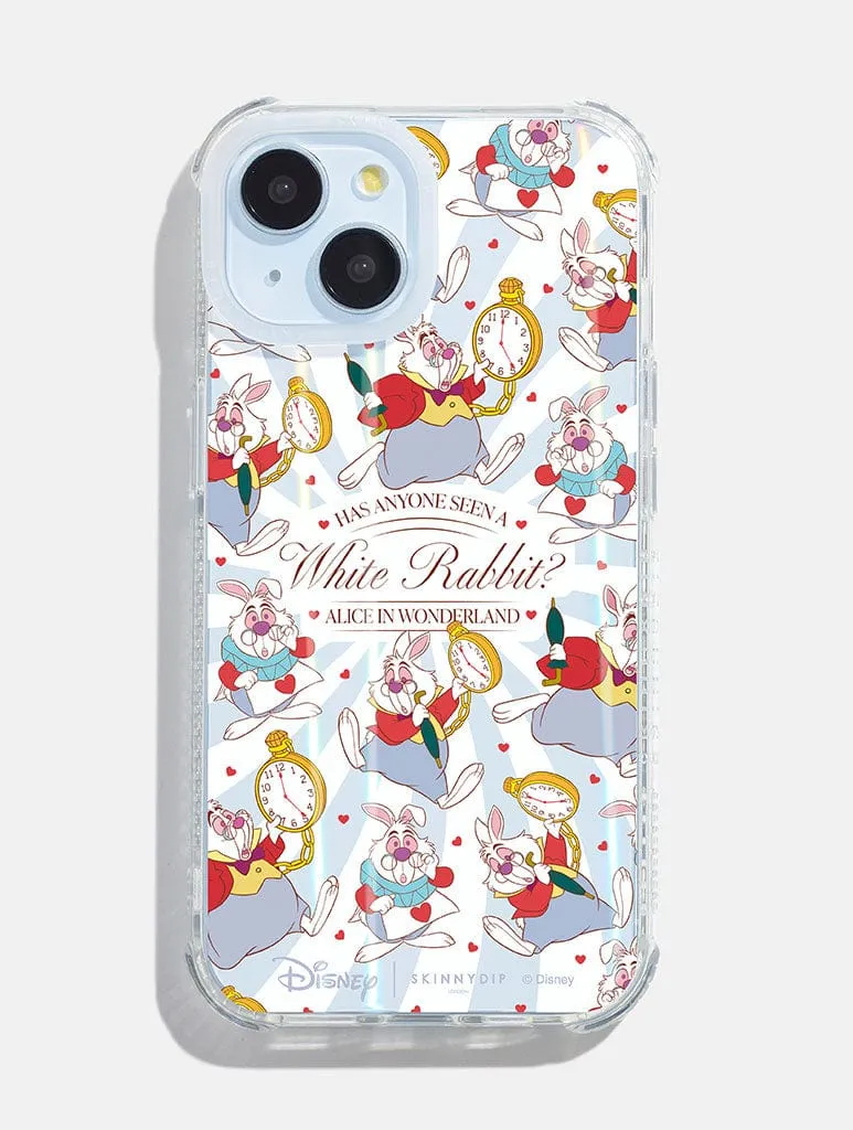 Disney White Rabbit Shock iPhone Case sold by Skinnydip London