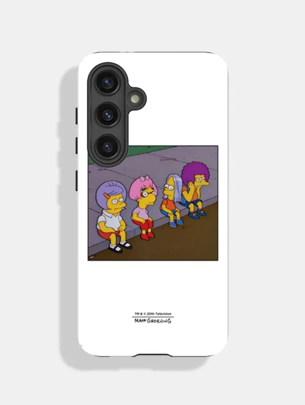 The Simpsons Bart On The Road Ultra Protective Android Case sold by Skinnydip London
