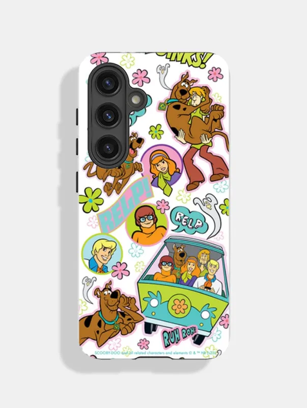 Scooby Doo Sticker Ultra Protective Android Case sold by Skinnydip London