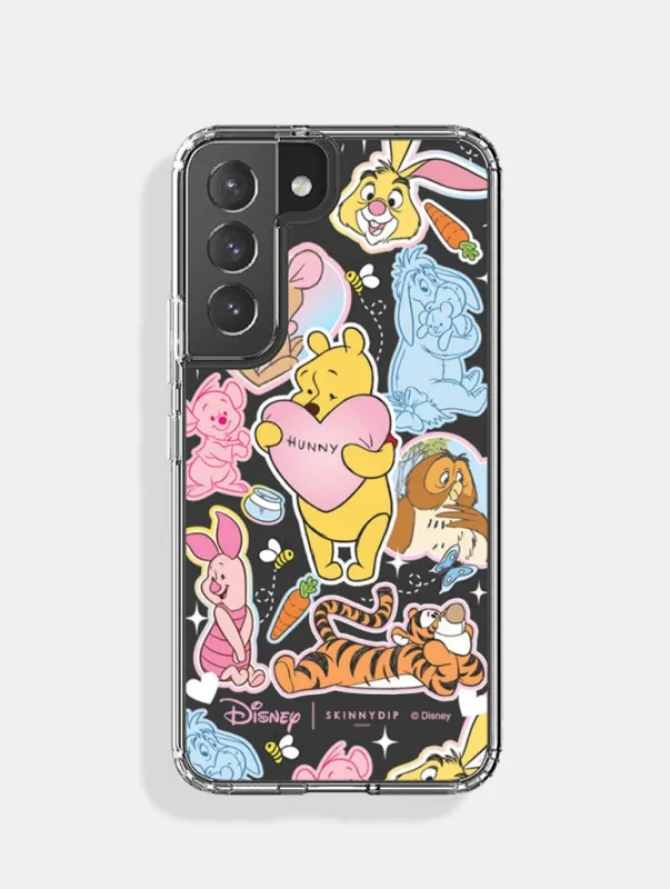 Disney Winnie The Pooh Cute Sticker Case sold by Skinnydip London