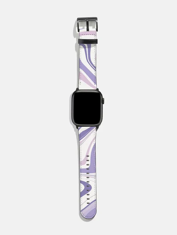 Lilac Swirl Apple Watch Strap sold by Skinnydip London