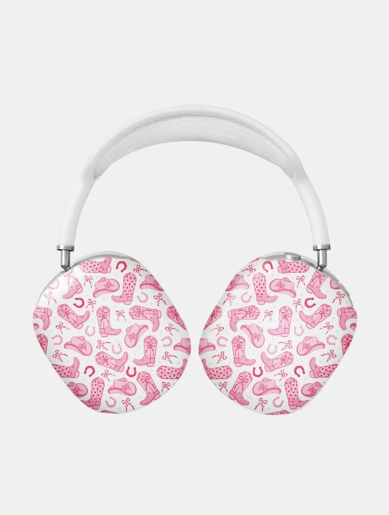 Coquette Cowgirl AirPods Max Case in Gloss sold by Skinnydip London