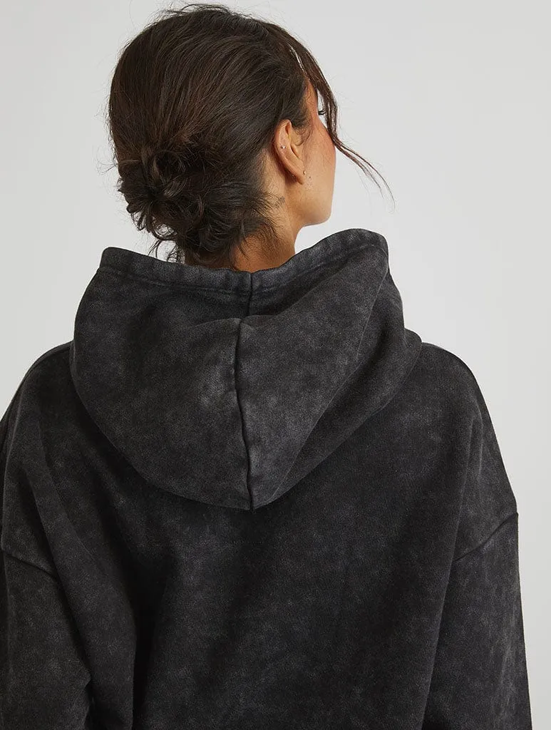 Self Love Club Hoodie in Acid Wash sold by Skinnydip London product image thumbnail 4