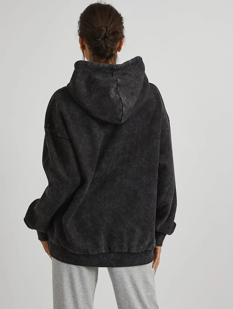 Self Love Club Hoodie in Acid Wash sold by Skinnydip London product image thumbnail 3