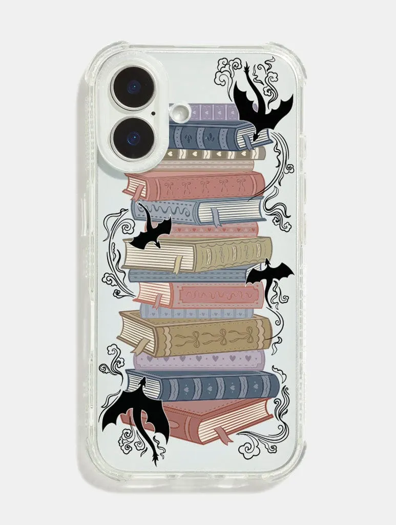 Fourth Wing Library Shock iPhone Case sold by Skinnydip London