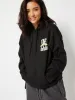 Oversized Trip Advisor Hoodie In Black sold by Skinnydip London