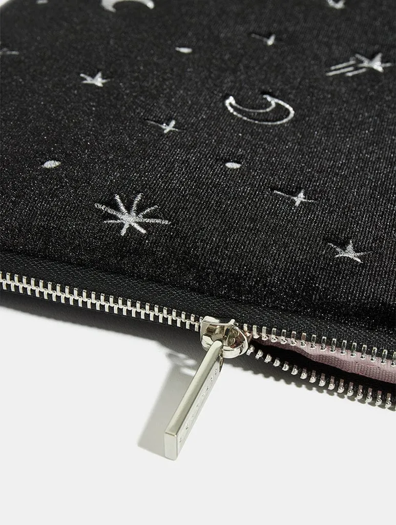 Silver Celestial Embroidered Laptop Case sold by Skinnydip London product image thumbnail 2