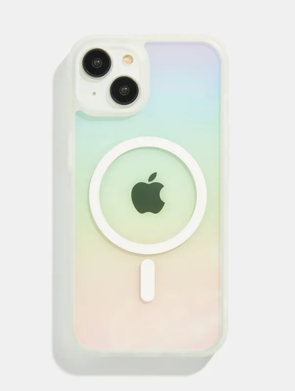 Frosted Holographic Magsafe Case made by Skinnydip London