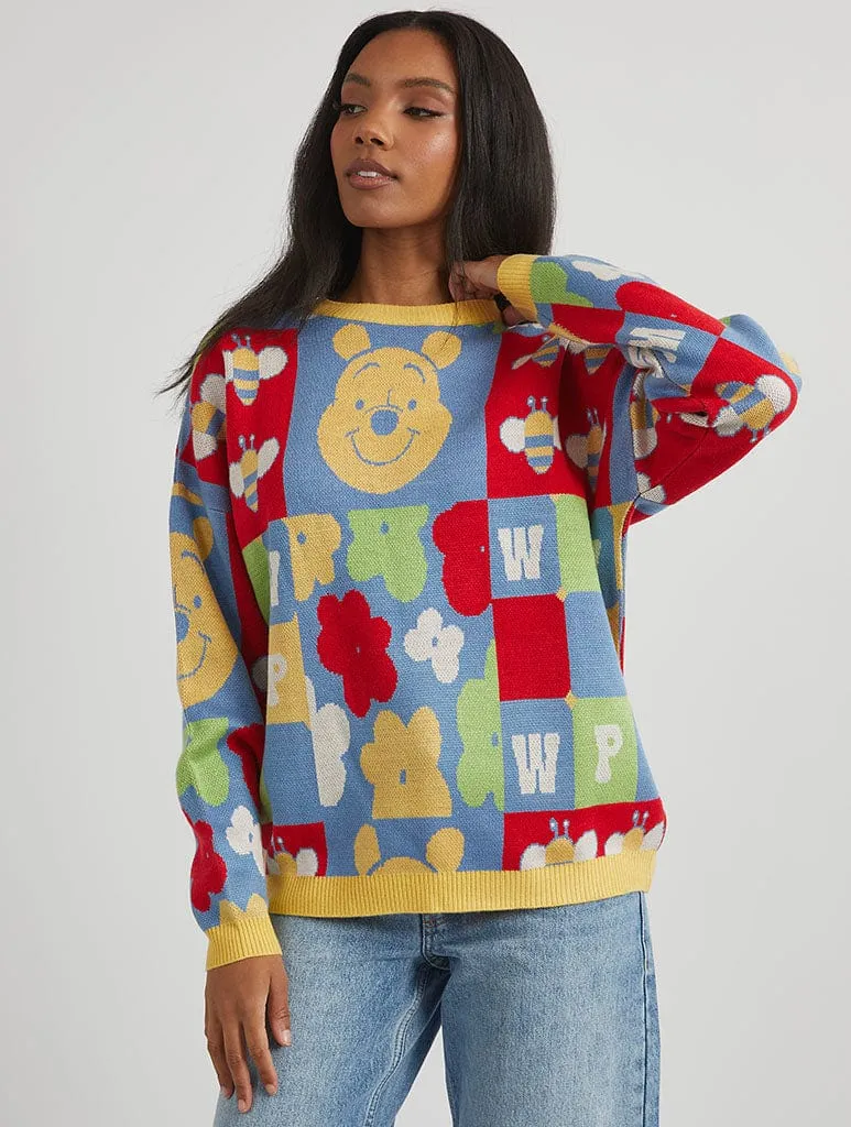 Disney Winnie The Pooh Knitted Jumper sold by Skinnydip London
