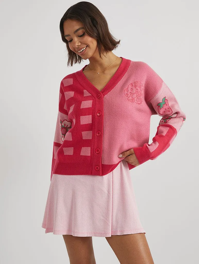 Strawberry Shortcake Knitted Cardi sold by Skinnydip London product image thumbnail 3