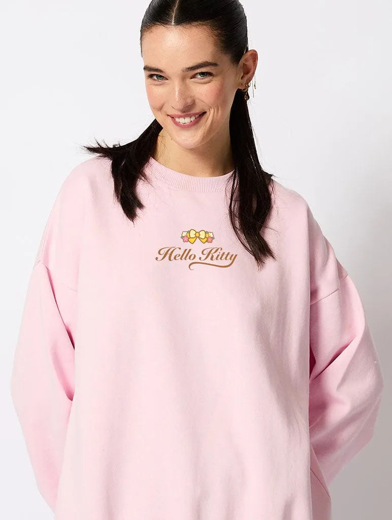 Hello Kitty x Skinnydip Easter Flower Arch Sweatshirt in Pink sold by Skinnydip London product image thumbnail 2