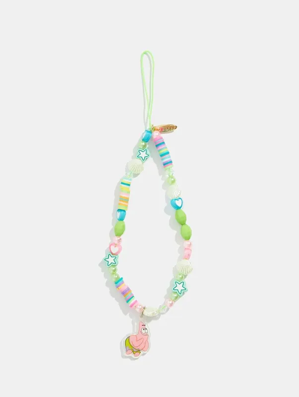 SpongeBob Patrick Beaded Phone Charm sold by Skinnydip London