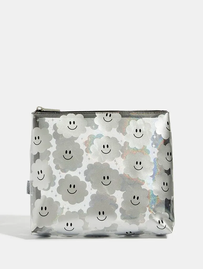Happy Cloud Wash Bag sold by Skinnydip London