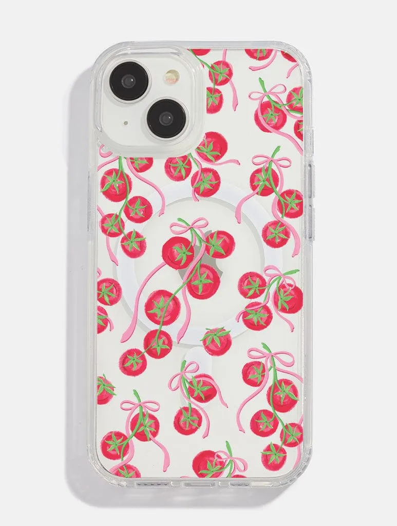 Tomato Bows MagSafe iPhone Case sold by Skinnydip London