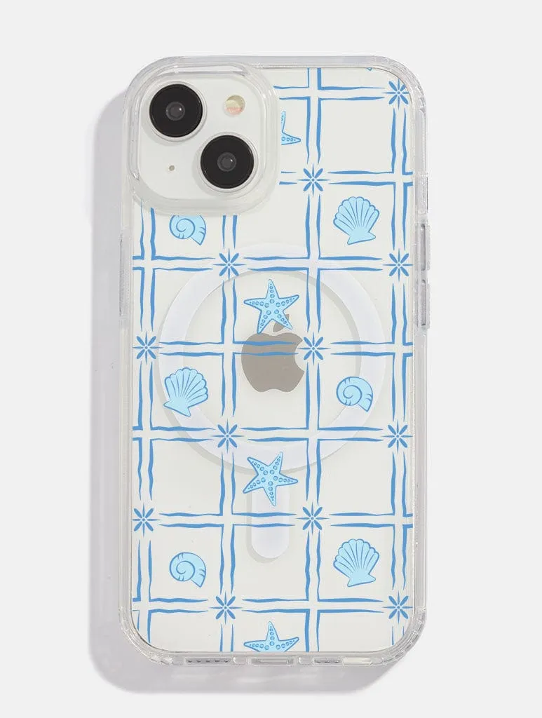 Tiled Sea Shells MagSafe iPhone Case sold by Skinnydip London