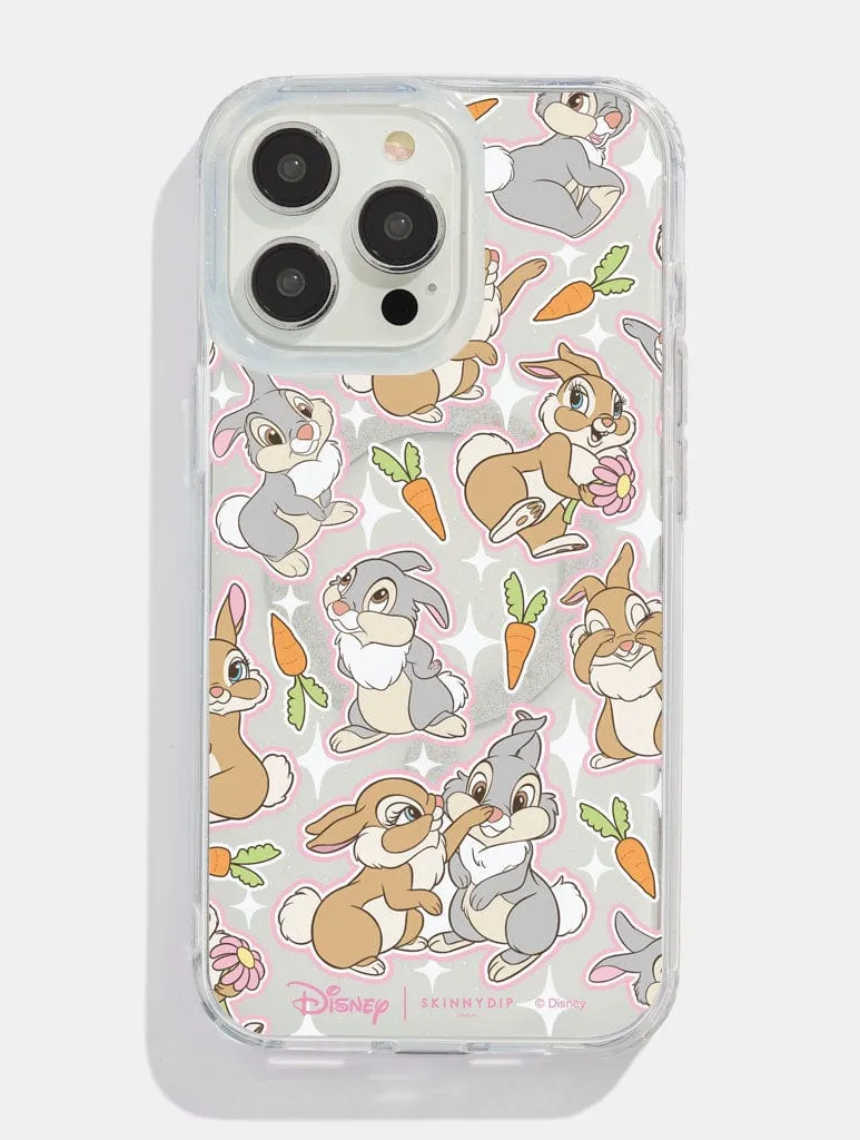 Disney Missy Bunny & Thumper Glitter MagSafe iPhone Case sold by Skinnydip London