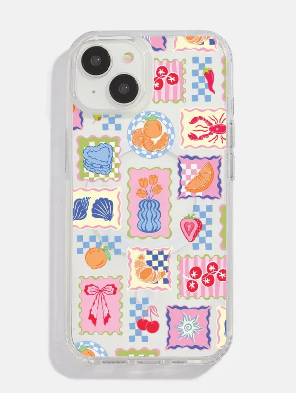 Patchwork Picnic MagSafe iPhone Case sold by Skinnydip London