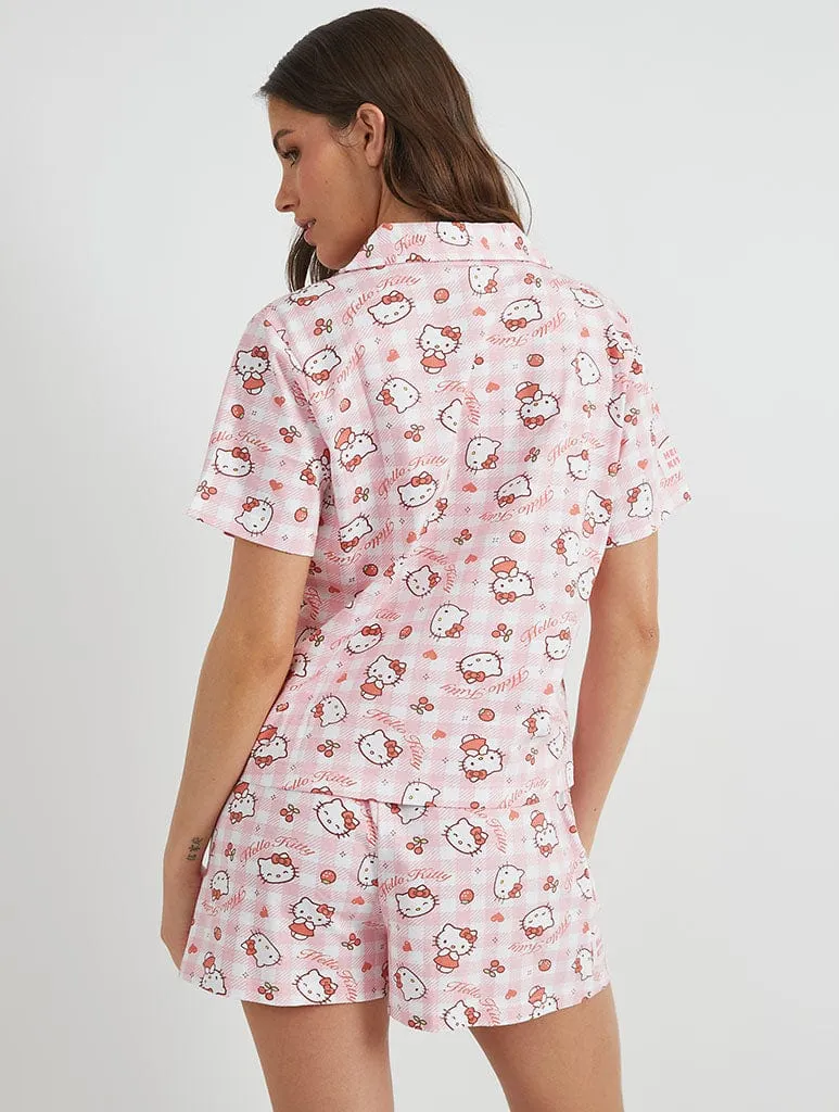 Hello Kitty x Skinnydip Pyjama Shirt & Short Set sold by Skinnydip London product image thumbnail 3