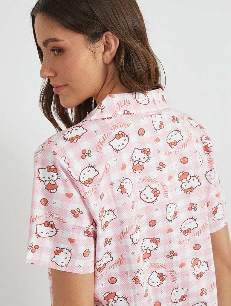 Hello Kitty x Skinnydip Pyjama Shirt & Short Set sold by Skinnydip London product image thumbnail 5