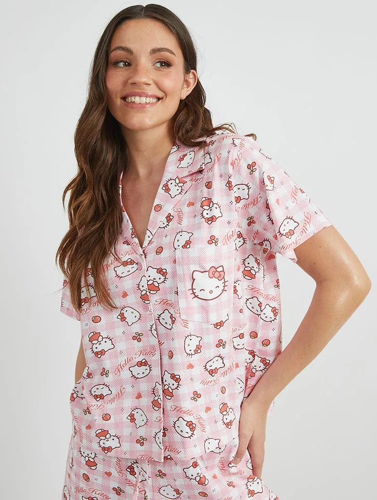 Hello Kitty x Skinnydip Pyjama Shirt & Short Set sold by Skinnydip London product image thumbnail 2