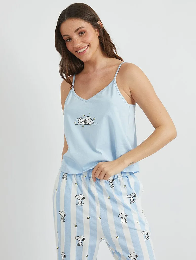 Peanuts x Skinnydip Snoopy Cami & Trouser Pyjama Set sold by Skinnydip London