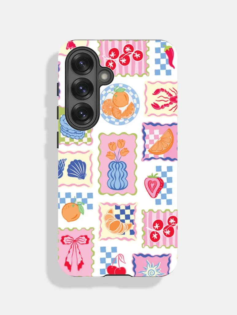 Patchwork Picnic Ultra Protective Android Case sold by Skinnydip London