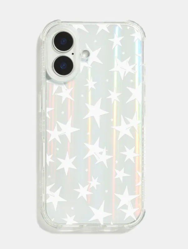 White Stars Shock iPhone Case sold by Skinnydip London