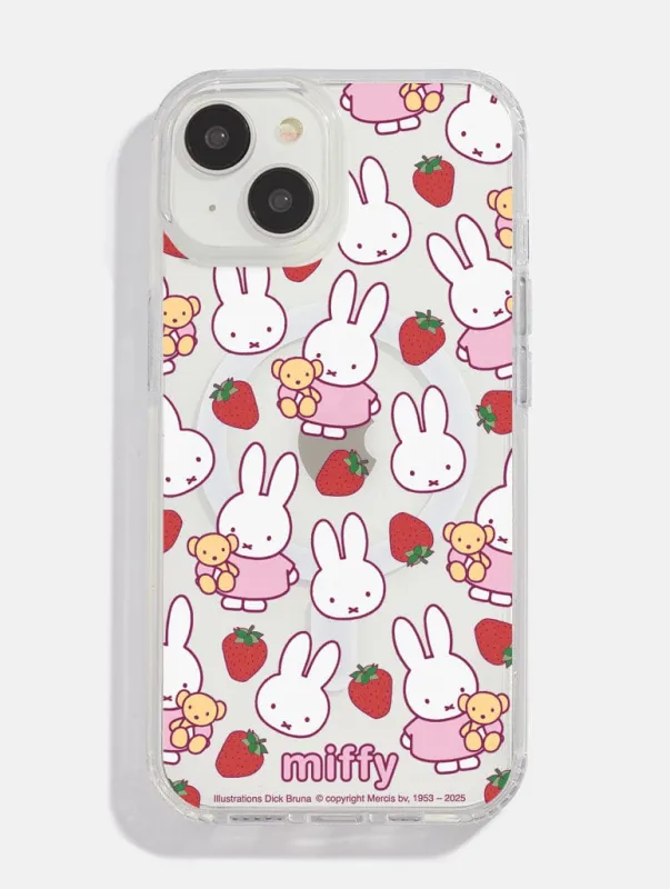 Miffy x Skinnydip Strawberry MagSafe iPhone Case sold by Skinnydip London