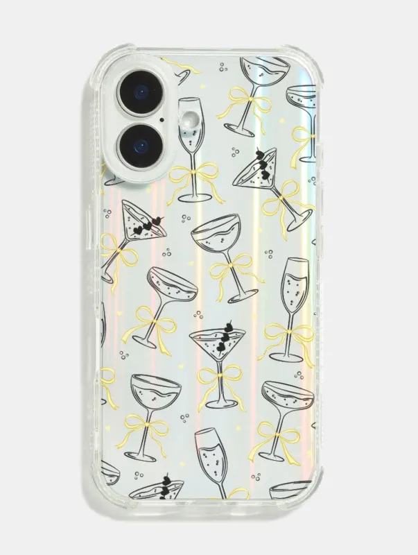 Yellow Cocktail Bows Shock iPhone Case sold by Skinnydip London