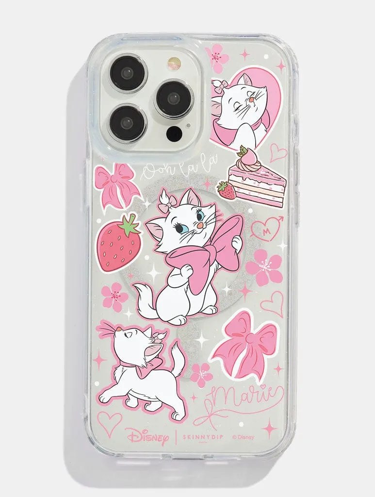 Disney Coquette Marie Glitter MagSafe iPhone Case sold by Skinnydip London
