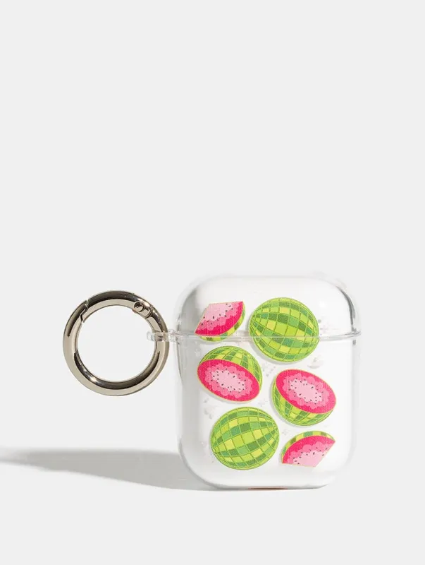 Disco Watermelon AirPods Case sold by Skinnydip London